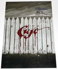 ROBERT TANENBAUM DESIGNER PAINTER ARTIST SIGNED 'CUJO' 12x18 MOVIE POSTER COA