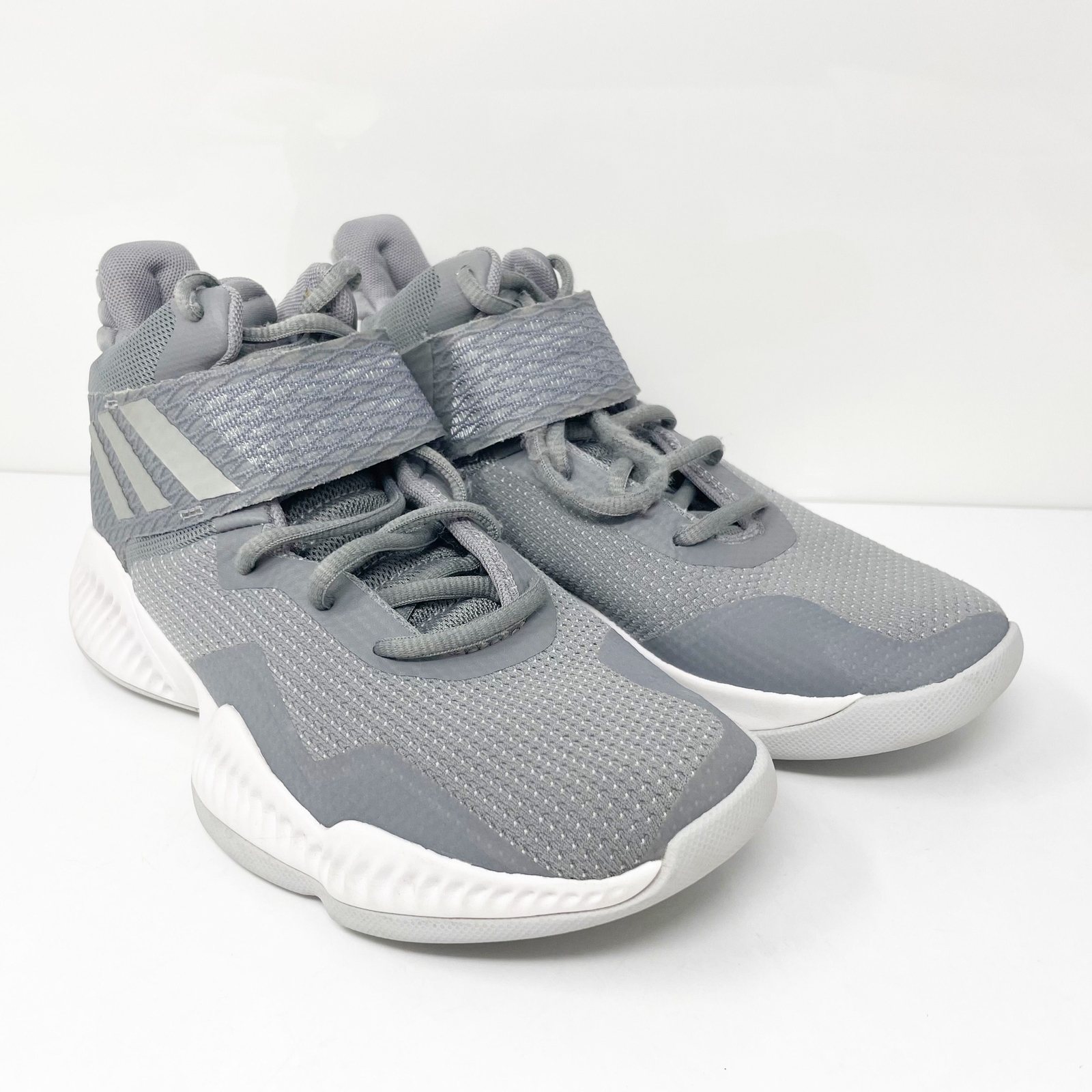 Adidas Mens Explosive Bounce 2018 BB7295 Gray Basketb… Gem