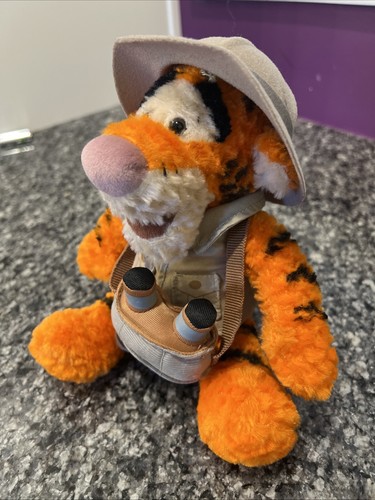 Walt Disney Parks Animal Kingdom Safari Tigger 10" Plush Authentic Disneyland - Picture 2 of 7