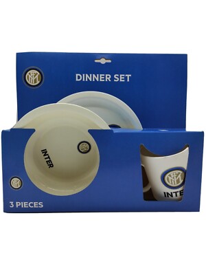 INTER SET TASSE + BODENTELLER + FLACHTELLER OFFIZIELLES PRODUKT
