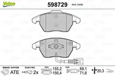 VALEO Disc Brake Pad Set Front For ALFA ROMEO 159 Brera Spider 939 77363599 NEW
