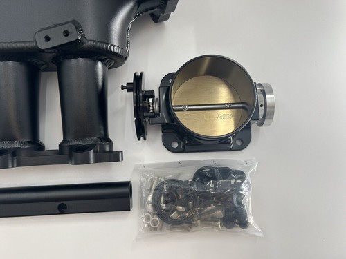 2JZ GE Billet Intake Manifold Fuel Rail Throttle Body 90mm TB Supra 2J Swap 2JZ - Bild 2 von 7