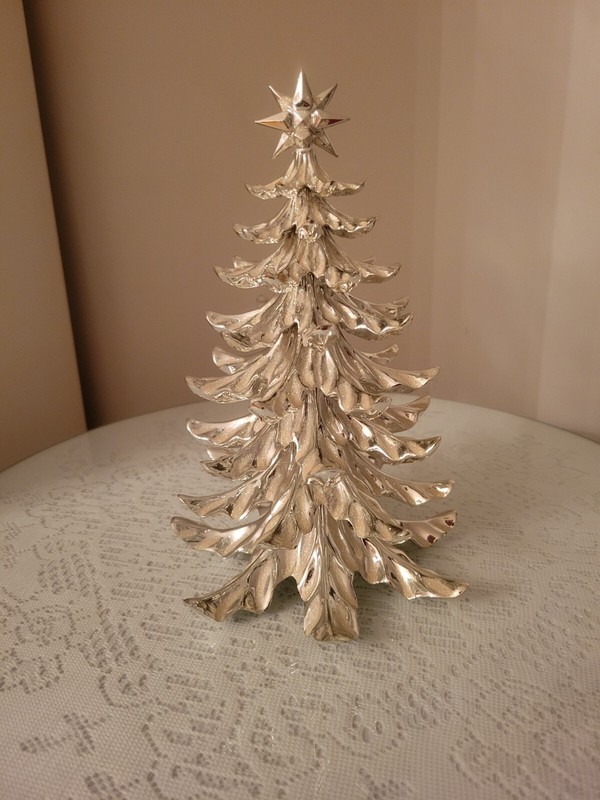 Silver Decorative Plastic Tree
