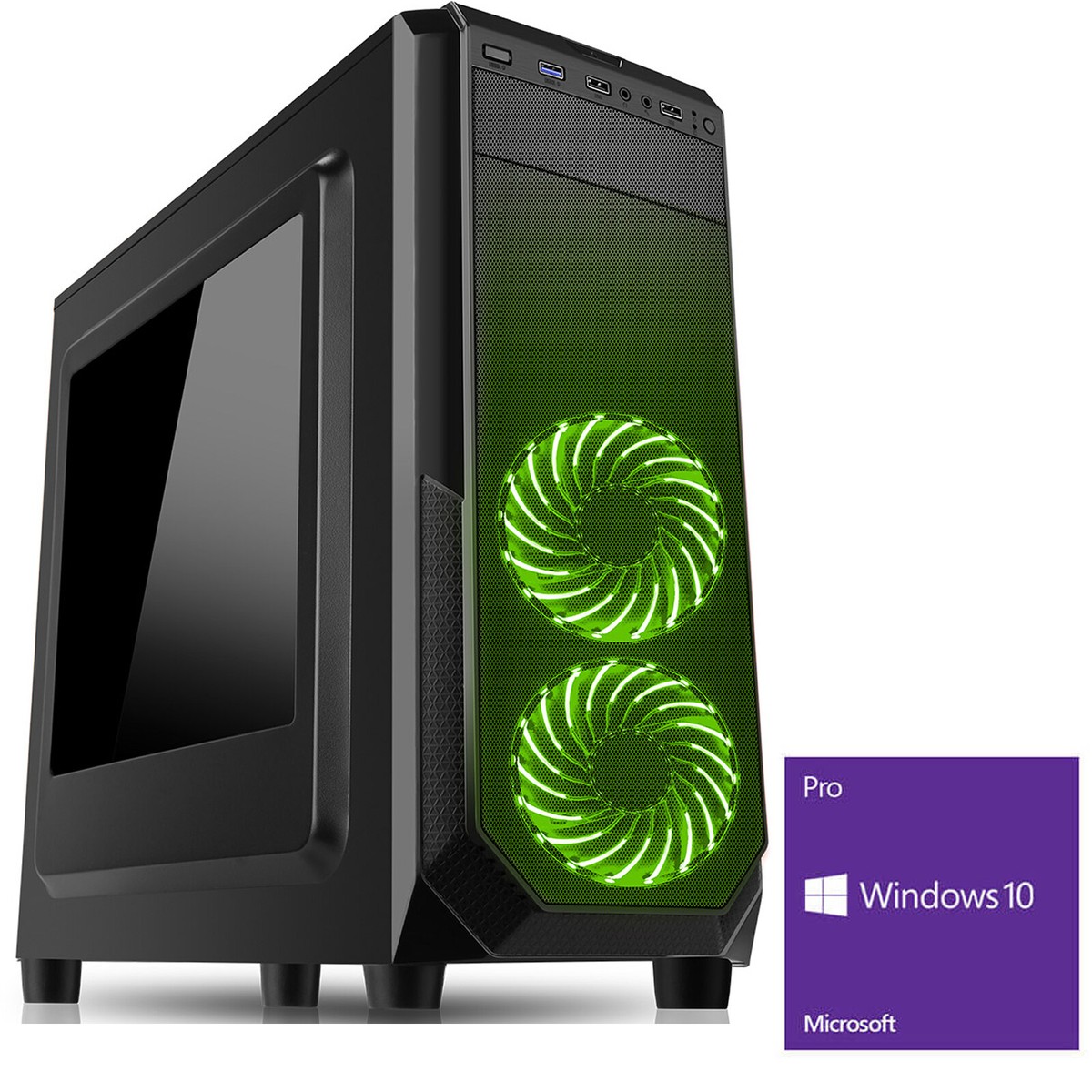 Quad Core R7 Graphics 8GB 1TB Desktop Gaming PC Computer 9600