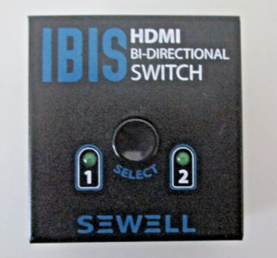 Ibis Sewell HDMI Bi-Directional Switch Vintage- Working When Disconnected AZ44
