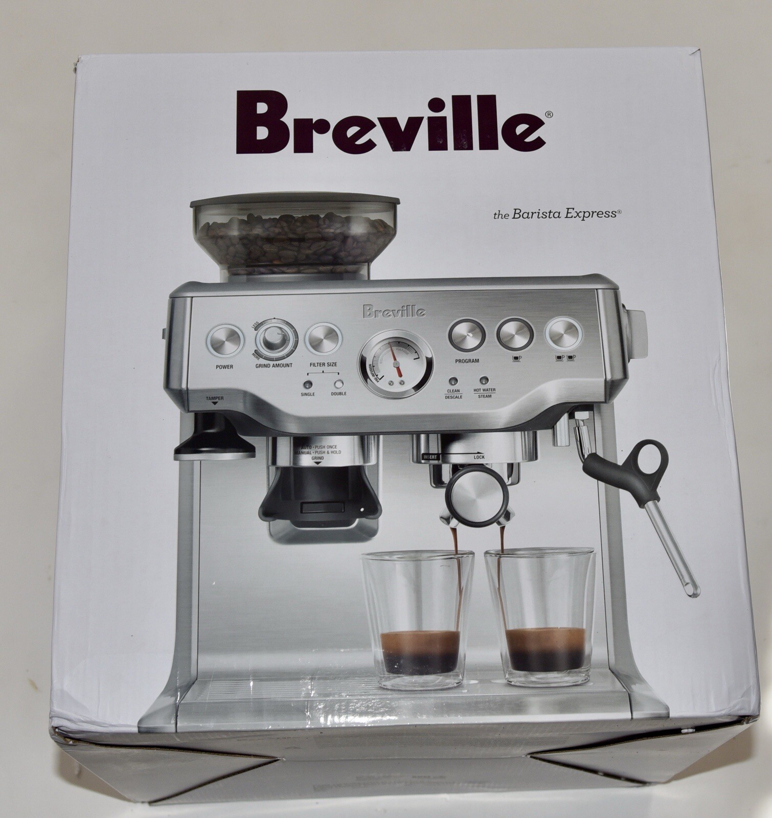 Breville Barista Express BES870XL Espresso Machine , Brushed Stainless