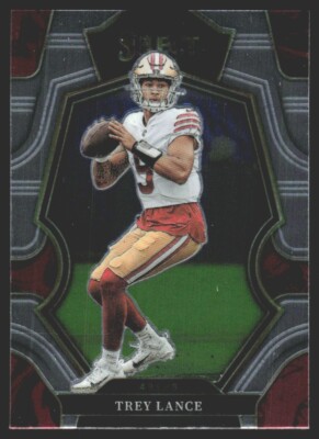 2022 Panini Select Premier Level Trey Lance #185 JW1