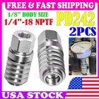 New Listing2x Pd Test Port & Diagnostic Equipment Quick Coupler Female 1/4"-18 Pd242 Series