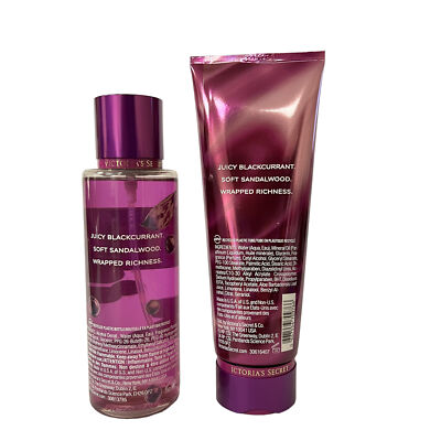 Victoria's Secret Berry Santal Fragrance Mist & Body Lotion Set | eBay