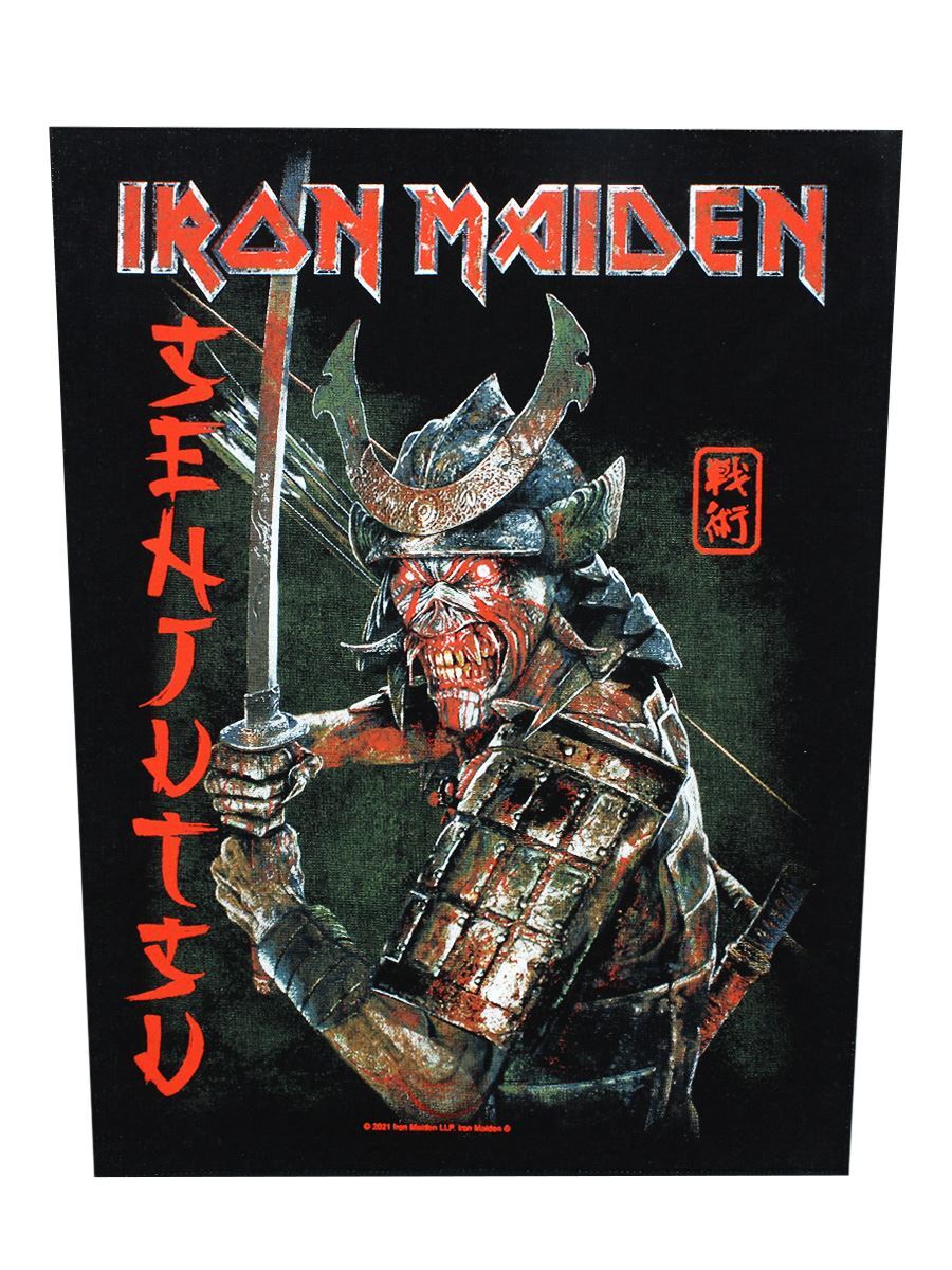 Iron Maiden Back Patch Senjutsu Black