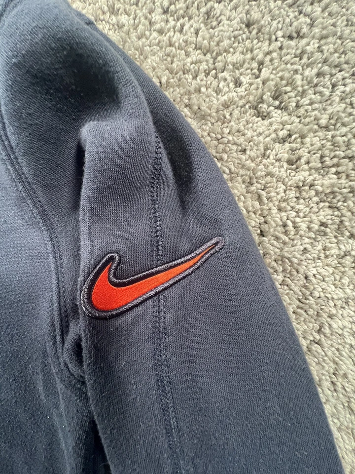 Chicago Bears Nike Youth XL 连帽衫 On Field 蓝色 全拉链 NFL — 第 3/4 张图片