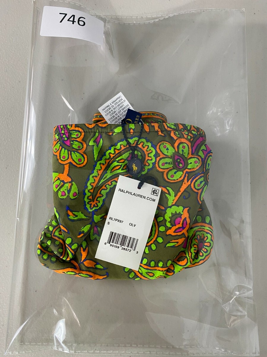 シン NWT Ralph Lauren Women's Choppa Paisley Side Band Hipster Bottom