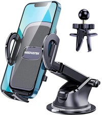 4 in 1 Car Mount 360° Holder Windshield Dashboard Stand Cell Phone GPS iPhone 