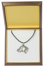 Weimaraner, Weimaraner Pointer - Dog Collar In Gift Box, Silver Plated