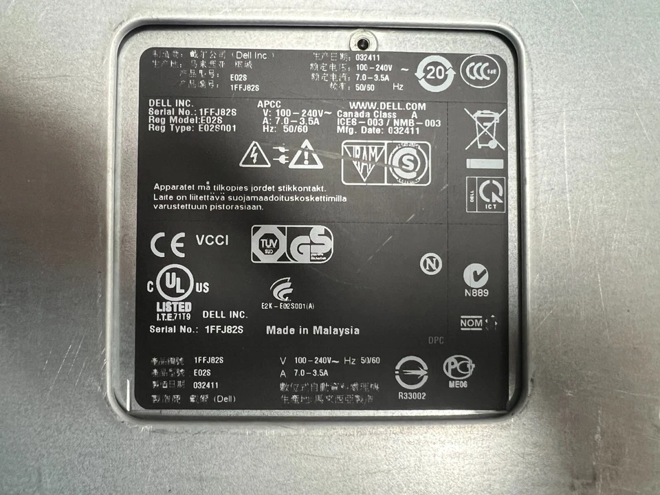 Dell PowerEdge R710 Server l 2xXeon E5620 @2.4GHz 8GB l 4x2TB HDD PERC H700 2PSU - Image 3 of 4