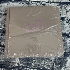 Creative Memories TAN MOCHA 7 x 7 inch Album Pink Foil HEARTS