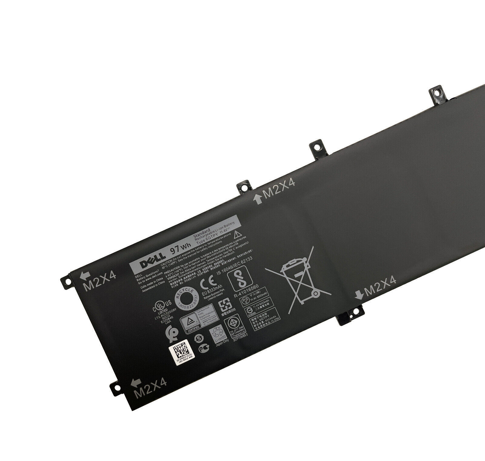 Genuine OEM 97Wh 6GTPY Battery For Dell Precision 5520 5530 XPS 15 9560