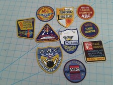 Vintage ABC Bowling Patches Lot