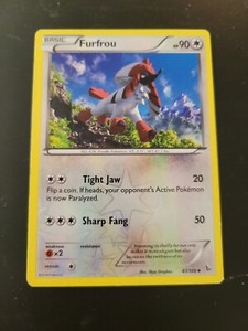 Pokemon TCG Card 2014 XY Flashfire - Furfrou 87/106 Reverse Holo