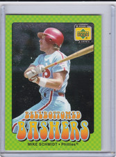 2001 Upper Deck Decade 1970's Bellbottomed Bashers #BB5 Mike Schmidt