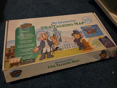 My Interactive USA Talking Map Plus Bonus Talking President Chart(Learn & Climb)