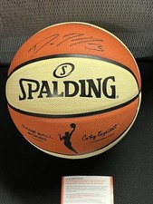 Diana Taurasi Phoenix Mercury Autographed WNBA Authentic Game Series Basketball
