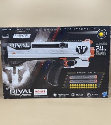 NERF Rival Helios XVIII-700 Phantom Corps. W/ 24 X High-Impact Rounds KOHL s Exc