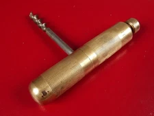 FABULOUS ANTIQUE GERMANY D.R.G.M. BRASS MULTI TOOL CORKSCREW WINE LIQUOR RARE !