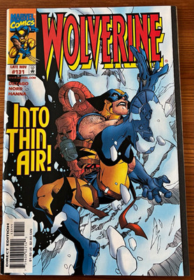 Marvel Comics Wolverine #131 Direct Edition Englisch 1998 Into Thin Air! Nord