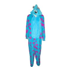 Disney Monsters Inc Sulley Adulto Polar Unión Traje Disfraz Pijama L/XL