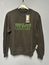 Versace Jeans Couture Neon Logo Sweatshirt Black Men's Small