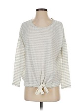 Haven Well Within Women Gray 3/4 Sleeve T-Shirt S