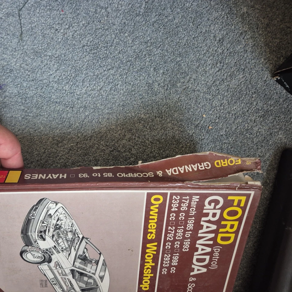 Ford Granada Mk3 & Scorpio (Petrol, 1985-1993) Haynes Workshop Manual - Image 2 of 3