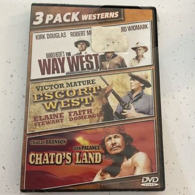 3 Pack Westerns: Way West-Escort West-Chatos Land Brand New Sealed