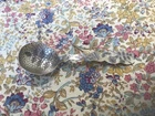 Towle sterling silver spoon, hammered planished, floral
