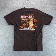 Vintage Hustler Shirt Mens L Deadstock Streetwear Y2K 90s Retro Hippie Porn