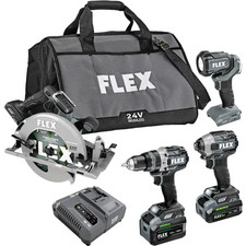 Flex 24V 4 Tool Combo Kit - FXM403-2G