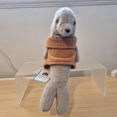 Jellycat | Bashful Cozy Crew Seal | Retired Rare | Used With Tags | FAST POST  