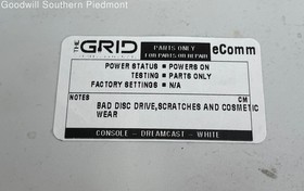 Sega Dreamcast HKT-3020 Video Game Console Only - Parts