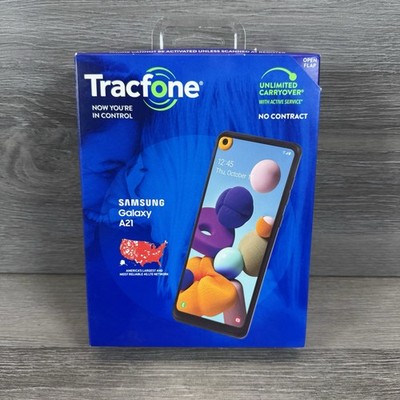 Samsung Galaxy A21 - 32GB - Black - Tracfone Locked Sealed New