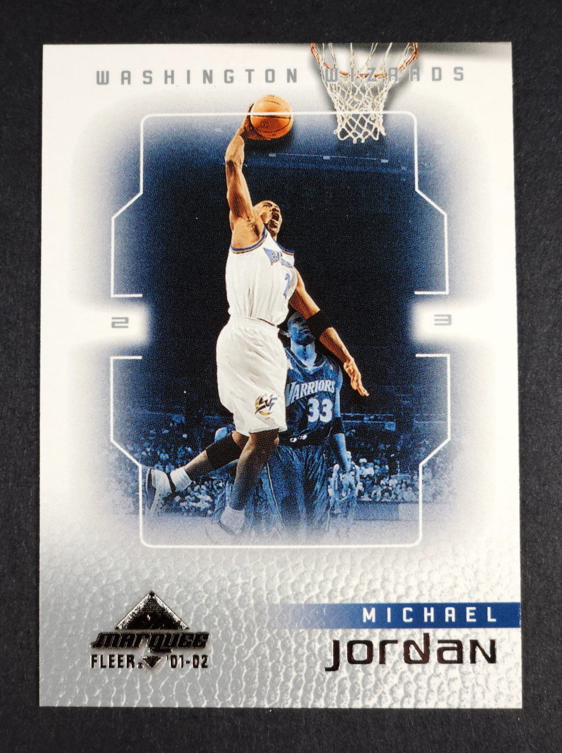 2001-02 FLEER MARQUEE #3 MICHAEL JORDAN *M1* WASHINGTON WIZARDS HOF *NRMT/MINT*