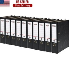 Durable A4 Lever Arch Files 10 Pack W/ Thumbhole  Metal Trim Storage Solution