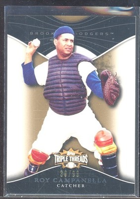 Roy Campanella 2009 Topps Triple Threads Gold #56 (36/99)