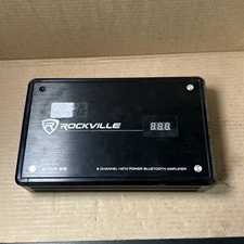 Rockville ATOM 8B 8 Channel 3500 Watt Marine/Boat Amplifier Amp w/Bluetooth