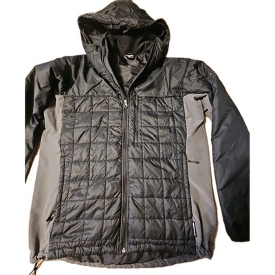 Body Glove Men XL Black/Gray Quilted Hooded Jacket
