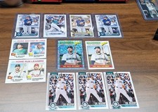 Cal Raleigh Baseball Card Lot (11) Rookies, Inserts, Base. Clean!!