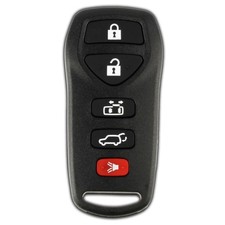 Key Fob Remote Replacement 5btn for 2004-2010 Nissan Quest KBRASTU51