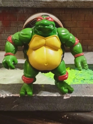 Sumo Raphael TMNT 1995 Rare Vintage Teenage Mutant Ninja Turtles