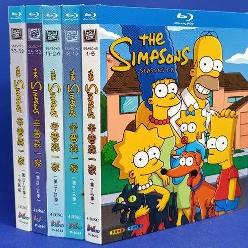 The Simpsons Season 1-36: 18 BD All Region New Box Set