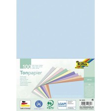 Gekleurd papier Folia 6495 Papier Kleurenassortiment